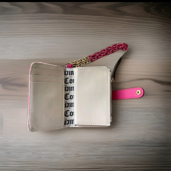 Juicy Couture Vibrant Hot Pink Wallet BiFold Wallet-NWT - Picture 2 of 5